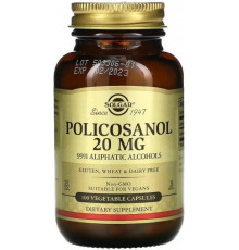 Полікозанол Solgar Policosanol 20 мг 100 вег капсул