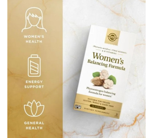 Вітаміни при менопаузі Solgar Women’s Balancing Formula 60 таб