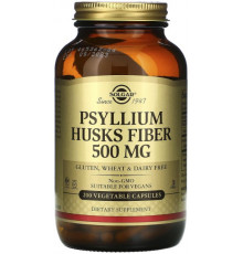 Подорожник Solgar Psyllium Husks Fiber 500 мг 200 вег капсул