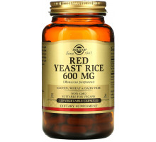 Красный дрожжевой рис Solgar Red Yeast Rice 600 мг 120 капс