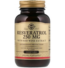 Ресвератрол Solgar Resveratrol 250 мг 30 капс