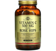 Вітаміни Solgar Вітамін С с шипшиною Vitamin C 500 мг 250 таб