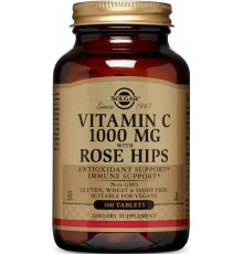 Вітамін С для імунітету Solgar Vitamin C 1000 мг 100 таб