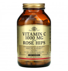 Вітамін С із шипшиною Solgar Vitamin C with Rose Hips 1000 мг 250 таблеток