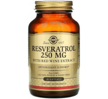 Ресвератрол Solgar Resveratrol 250 мг 60 капсул