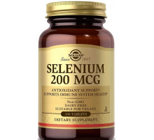 Селен Solgar Selenium 200 мкг 100 таб