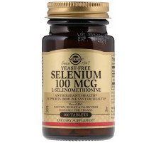 Селен без дрожжей Solgar Selenium 100 мкг 100 таблеток