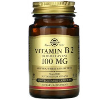 Рибофлавін Вітамін В2 Solgar Vitamin B2 100 мг 100 капсул
