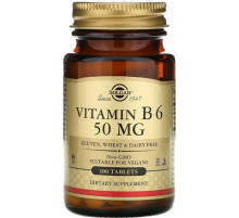 Витамин В6 Solgar Vitamin B6 50 мг 100 таб