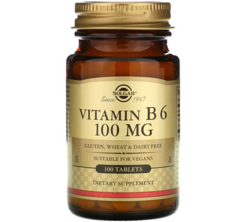 Витамин В6 Solgar Vitamin B6 100 таб