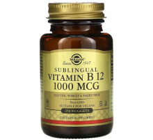 Вітамін В12 (ціанокобаламін) Solgar Vitamin B12 250 таб