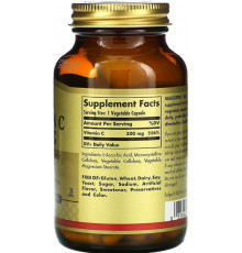 Вітамін С аскорбінова кислота Solgar Vitamin C 100 капс
