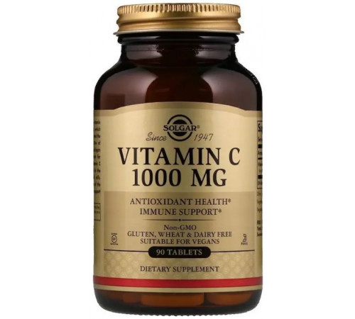 Витамин С Solgar Vitamin C 1000 мг 90 таблеток