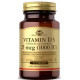 Витамин Д3 (холекальциферол) Solgar Vitamin D3 25 мкг 90 таб