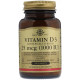 Вітамін Д3 Холекальциферол Solgar Vitamin D3 25 мкг (1000 МЕ) 180 таб