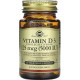 Витамин Д3 Solgar Vitamin D3 125 мкг 5000 МЕ 60 вег капс
