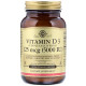 Витамин Д3 (холекальциферол) Solgar Vitamin D3 Cholecalciferol 5000 МЕ 120 капс
