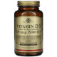 Вітамін Д3 Solgar Vitamin D3 125 мкг (5000 МЕ) 240 вег капсул