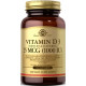 Вітамін Д3 холекальциферол Solgar Vitamin D3 25 мкг (1000 МЕ) 100 капс