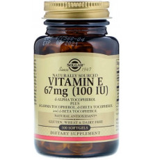 Вітамін Solgar Vitamin E 100 МЕ 100 гелевих капсул
