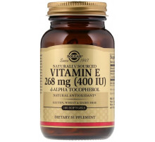 Витамин Е (d-альфа-токоферол) Solgar Vitamin E 268 мг (400 МЕ) 100 гел капсул