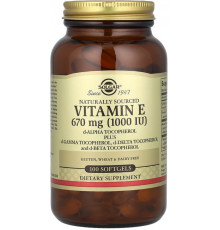 Вітамін Е з токоферолами 1000 Solgar Vitamin Е 100 капсул
