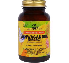 Ашваганда для нервной системы Solgar Ashwagandha 60 капс