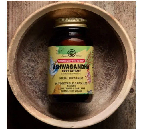 Ашваганда для нервной системы Solgar Ashwagandha 60 капс