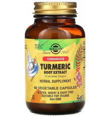 Куркума экстракт корня Solgar Turmeric 60 капс