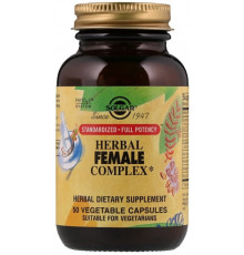 Трав'яний комплекс для жінок Solgar Herbal Female Complex 50  вегетаріанських капсул