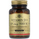 Витамин Д3 (холекальциферол) для иммунитета Solgar Vitamin D3 125 мкг 100 гел капс