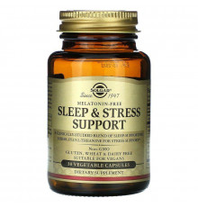Підтримка сну та зниження стресу  Solgar Sleep & Stress Support 30 капс
