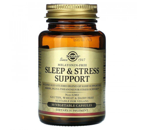 Поддержка сна и снижение стресса Solgar Sleep & Stress Support 30 капс