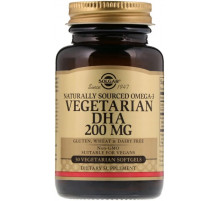 Омега-3 вегетарианская Solgar Naturally Sourced Omega-3 200 мг 50 капсул