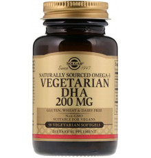Омега-3 вегетаріанська Solgar Naturally Sourced Omega-3 200 мг 50 капсул
