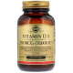 Вітамін Д3 Холекальциферол Solgar Vitamin D3 10000 МЕ 120 капсул