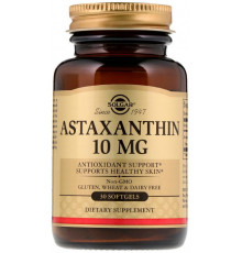 Астаксантин Solgar Astaxanthin 10 мг 30 гелевих капсул