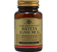 Біотин Solgar Super High Potency Biotin 60 капс
