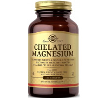 Магній хелат Solgar Chelated Magnesium 100 таб