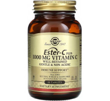 Естер-С плюс (вытамын С) Solgar Ester-C Plus 1000 мг 60 таб