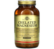 Магний хелат Solgar Chelated Magnesium 250 таблеток