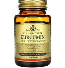 Куркумін Solgar Curcumin 30 гел капс