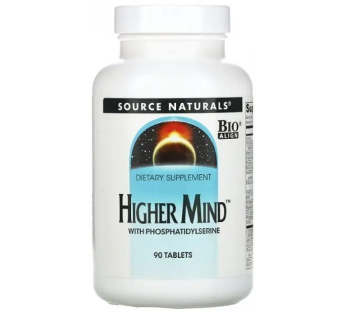 Поліпшення роботи мозку Source Naturals Higher Mind 90 таблеток