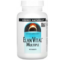 Мультивітаміни Source Naturals Вітаміни та мінерали Elan Vital Multiple 90 таблеток
