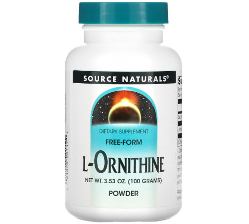Орнітин (HCl) Source Naturals L-Ornithine Powder порошок 100 г