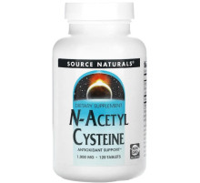 Ацетилцистеїн  Source Naturals N-Acetyl Cysteine 1000 мг 120 таб.