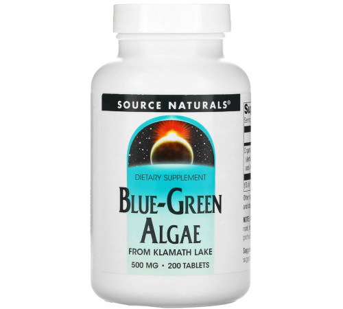 Синьо-зелені водорості Source Naturals Blue-Green Algae 200 таб