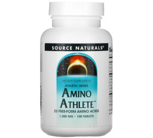 Аминокислоты Source Naturals Amino Athlete 1000 мг 100 таблеток