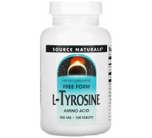 Тирозин Source Naturals L-Tyrosine 500 мг 100 таблеток