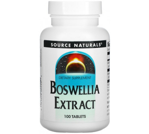 Босвелія Source Naturals Boswellia 100 таблеток